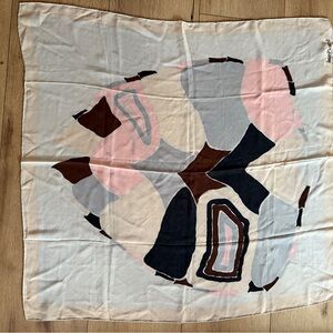 Vintage Jean Picard Silk Scarf New Unused 33x33 size
